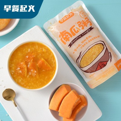 【批发】南瓜粥预制菜预制粥餐饮后厨方便粥早餐起义袋装粥图4