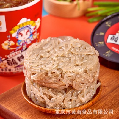 【一件代发】重庆红薯粉酸辣粉冲泡桶装免泡重庆批发粗粉火锅川图2