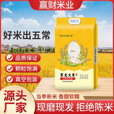 东北五常大米长粒香大米2.5kg5kg黑龙江当季新米真空包装厂家批发图5