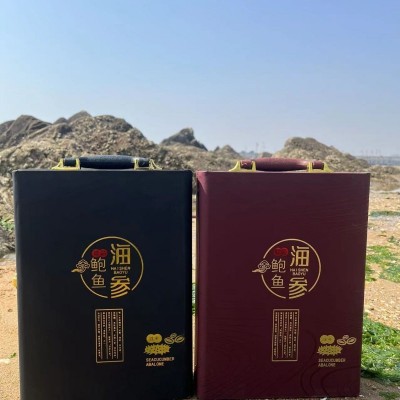 年货海鲜礼盒大连特产速食海参鲍鱼双拼干货中秋礼品送长辈礼品图3