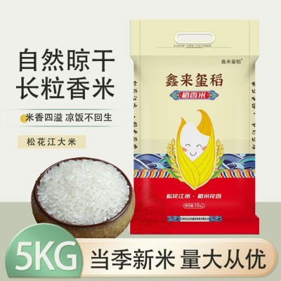 东北长粒香大米新米现磨现发10斤装正宗松花江大米产地直发长粒香图3