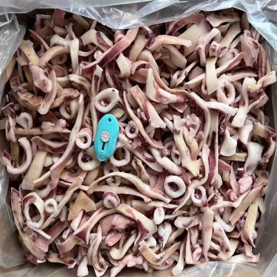 干冰鱿鱼条 鱿鱼耳花速冻无冰衣原汁原味鱿鱼耳条 鱿鱼丝餐饮食材图2