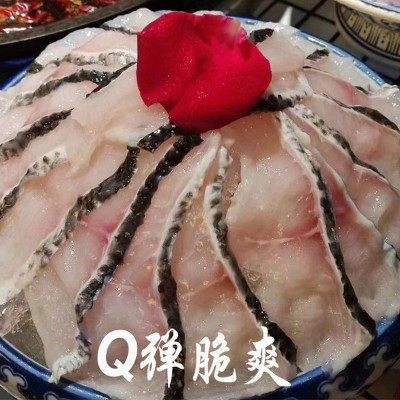 脆肉罗非鱼片鲷鱼片250g翡翠鱼片免浆脆肉鲷鱼酸菜鱼冷冻火锅食材图3
