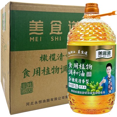 美食道5L橄榄葵花调和油橄榄油食用油初榨橄榄调和油工厂批发5升图5