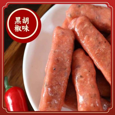 韩式烤肠牛肉肠烤肠清真烤肠10袋烧烤肉店脆皮牛肉肠烤肉食材商用图3
