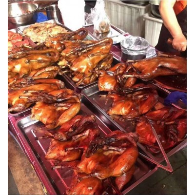 卤菜店货源冷淡杯卤板鸭芝麻鸭烤鸭货源八成熟冻品需二次加工批发图4