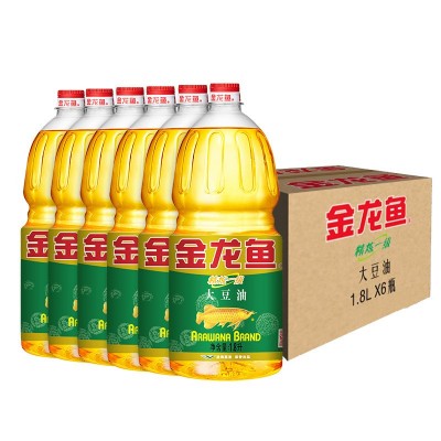 金龙鱼大豆油玉米调和油1.8L整箱食用油家用炒菜色拉油福利图4