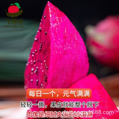严选金都一号红心火龙果新鲜整箱特大火龙果孕妇水果批发一件代发图4