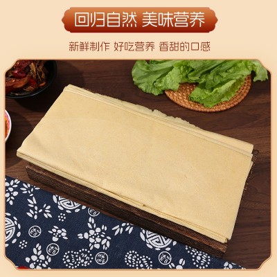 山东小米煎饼300g纯手工石磨早餐煎饼临沂正宗粗粮荞麦杂粮煎饼图3