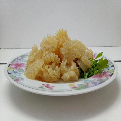 海蜇头野生菊花海蜇头海蜇爆炒凉拌酒店酒楼热门菜品海蜇皮500克图3