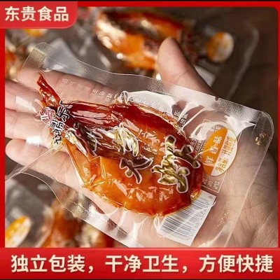 福鼎东贵独步天虾解馋办公网红零食开袋即食大虾鲜虾250克袋批发图2