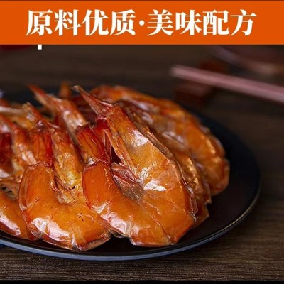 福鼎东贵独步天虾解馋办公网红零食开袋即食大虾鲜虾250克袋批发图3