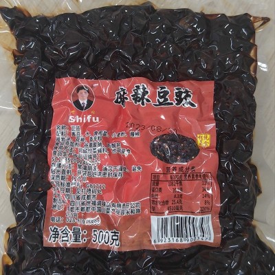 厂家批发四川特产麻辣豆豉 500g袋装麻辣豆豉干调味品一件代发图2