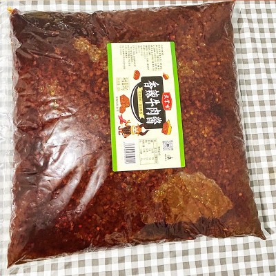加工定制 5kg香辣牛肉酱2大桶拌面拌饭桶装辣椒酱油辣椒红油花生图5