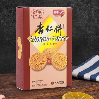 厂家批发传统糕点休闲零食夹心杏仁饼180g蟹黄饼150g图3