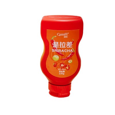 是拉差230g低零脂泰国辣椒酱甜辣酱酸辣胶瓶美国酸甜泰式鸡酱批发