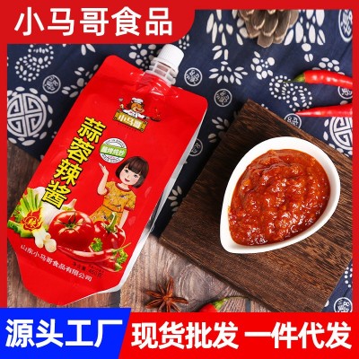 调味酱蒜蓉辣酱拌面酱炸酱火锅夏日凉拌菜蘸黄瓜450g蒜蓉辣酱厂家图5