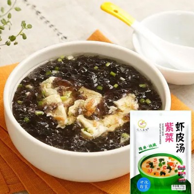 紫菜虾皮汤家庭早餐紫菜蛋花汤料包餐饮小吃即食料包紫菜虾皮汤图4