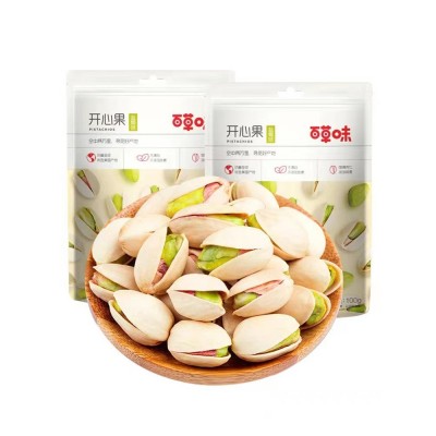 百草味开心果100g袋装儿童孕妇坚果炒货盐焗解馋零食小吃休闲食品图2