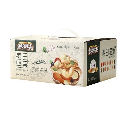 网红休闲零食每日坚果炒货混合干果仁30包600g礼盒装厂家批发坚果图2