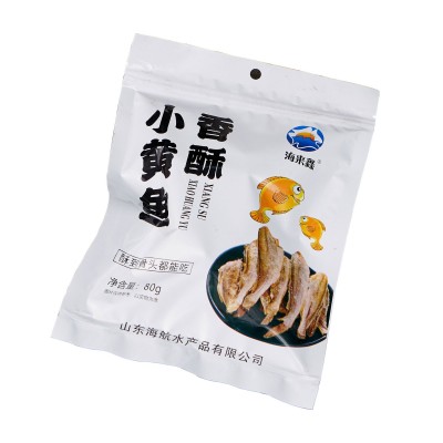 香酥小黄鱼休闲网红零食小鱼干原味海产零食80g酥脆黄花鱼即食图5
