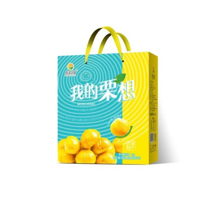 香泽之谊甘栗仁1KG原味糖渍去皮板栗仁 礼盒装送礼年货甘栗子图2