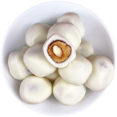 网红巴旦木夹心奶酪枣批发250g 独立包奶枣小零食巴坦木夹心奶枣