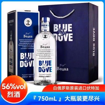 俄罗斯金沙皇伯爵伏特加56度洋酒烈酒750ml礼盒批发一件代图2