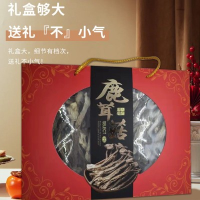 山珍菌菇干货礼盒大礼包鹿茸菇菌汤包菌菇干货批发公司年货礼盒图2