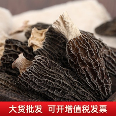 云南产地500g羊肚菌批发散装蘑菇头茬剪柄羊肚菌干货批发煲汤代发