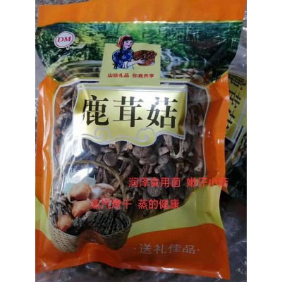 食用菌鹿茸菇货源嫩仔250g干货大量批发蒸汽烘干蒸的健康