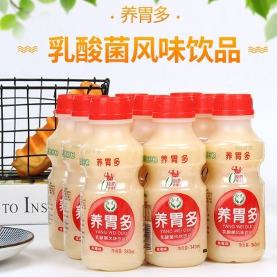 养胃多乳酸菌益生元风味乳饮料网红酸甜草原牛莓果奶味饮品批发价图2
