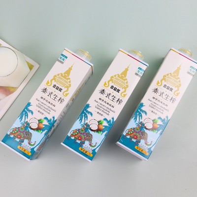 批发大瓶泰式生榨椰子汁鲜榨椰子水椰奶风味植物蛋白椰浆果汁饮料图4
