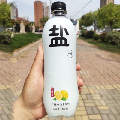盐汽水整箱碳酸饮料480ml*24夏季柠檬味气泡水厂家批发图5
