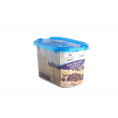喜源食品嘉乐芙牛奶巧克力豆纽扣型脆皮巧克力桶装批发怀旧零食图3