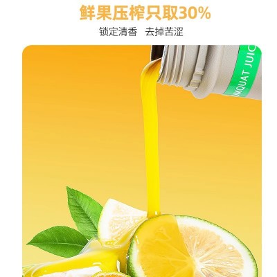 欧本金桔柠檬果汁浓浆1.2kg浓缩果汁饮料原料冲饮品浓缩柠檬汁图2