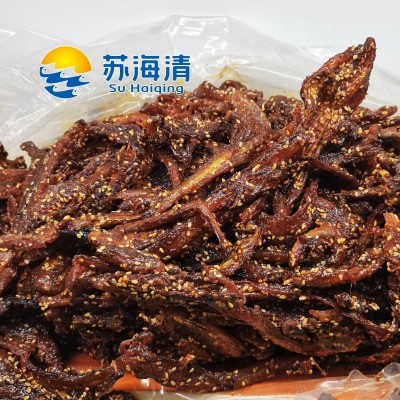 苏海清香辣龙头鱼蜜汁芝麻甜辣海龙鱼风味龙头鱼干豆腐鱼散装批发图3