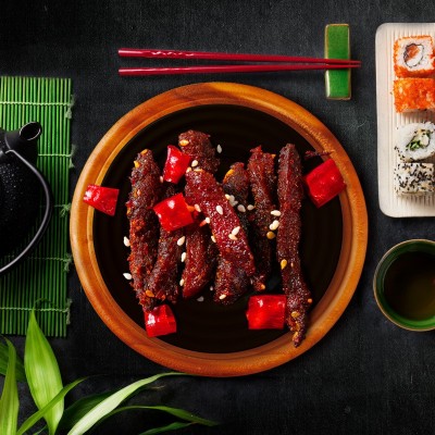 【三只松鼠_蜀香牛肉100g/袋】休闲零食小吃肉脯手撕牛肉麻辣图2