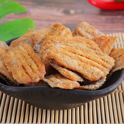 香酥带鱼干带鱼酥脆带鱼块海鲜干货即食鱼干休闲袋装零食厂家批发