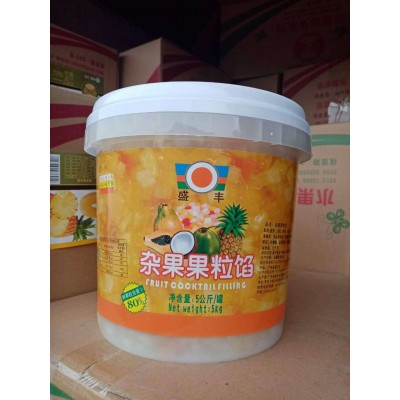 物流包邮杂果馅（5000g×4桶）杂果粒馅杂果颗粒馅烘焙杂果酱