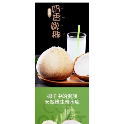 泰国进口椰皇4个/6个大果香浓老椰子新鲜椰汁去皮椰青当季时令水图2