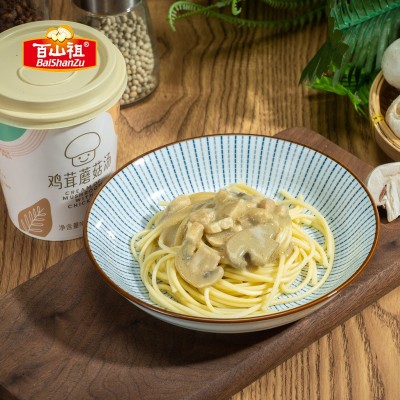 百山祖鸡茸蘑菇汤奶油汤即食汤速食汤非胡辣汤奶油蘑菇汤西餐浓汤图4
