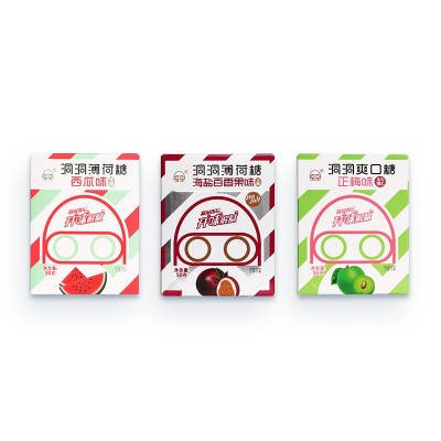 盒装无糖薄荷糖独立包装压片糖果50克便携式休闲硬糖零食厂家批发图2