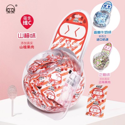厂家批量批发棒棒糖营养美味独立袋装儿童零食礼盒装桶装牛奶口味图3