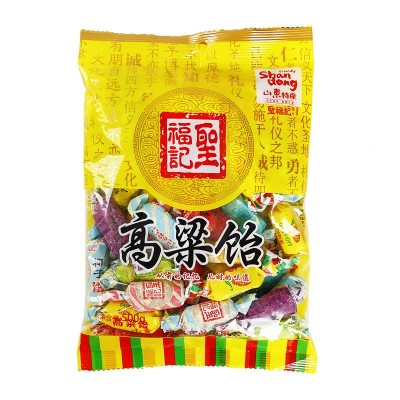 拉丝高粱饴软糖1斤麦芽糖喜糖水果味软糖圣福记袋装山东特产零食