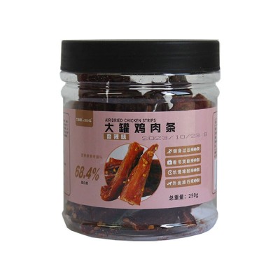 风干鸡肉干人吃小钢筋健身代餐专用零食手撕小罐装鸡胸肉干条批发