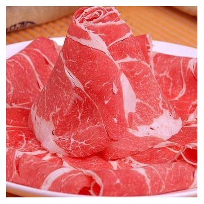 蓝标精选美国肥牛韩式烤肉火锅西餐厅雪花牛肉肥牛整块牛前腰切肉