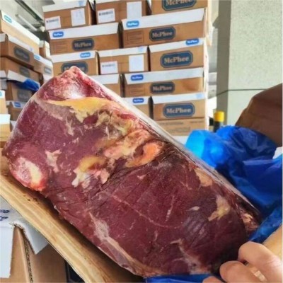阿根廷去骨牛前肉，90比例瘦牛肉加工原材料牛前部位肉量大优惠图2