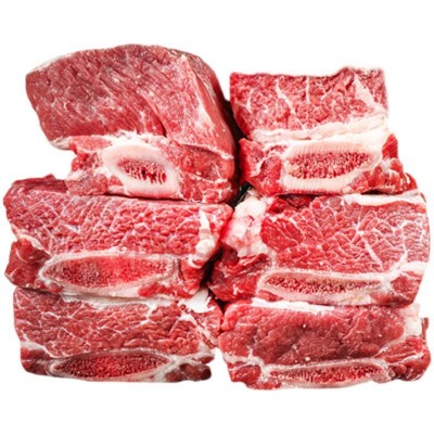 清真内蒙新鲜冷冻生牛排骨带肉牛肋排带骨原切整根3斤黄牛肉排骨图3