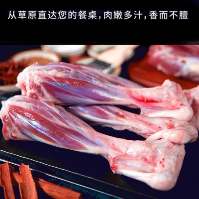 【不冷冻鲜肉空运】清真内蒙新鲜羊棒骨生鲜冷冻羊腿骨头腱子肉图4
